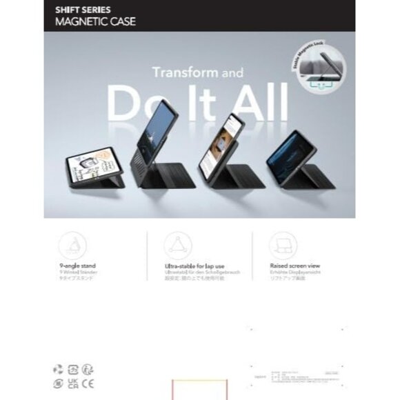 ESR for iPad Pro 13 Inch Case (M5/M4) 2025/2024 Rotating Case Magnetic Cover - Picture 11 of 11